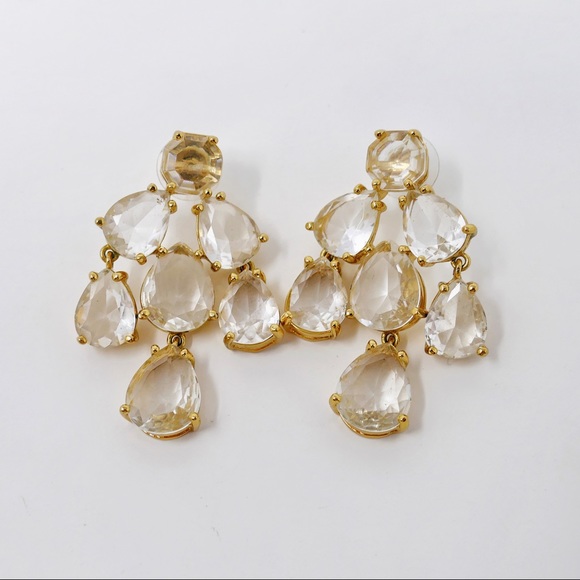 kate spade Jewelry - Kate Spade Crystal Chandelier Earrings